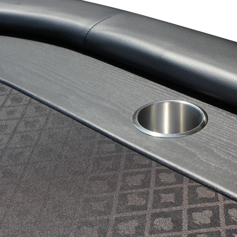 Table de Poker Ovale de Luxe Qualité Casino (10 Joueurs)