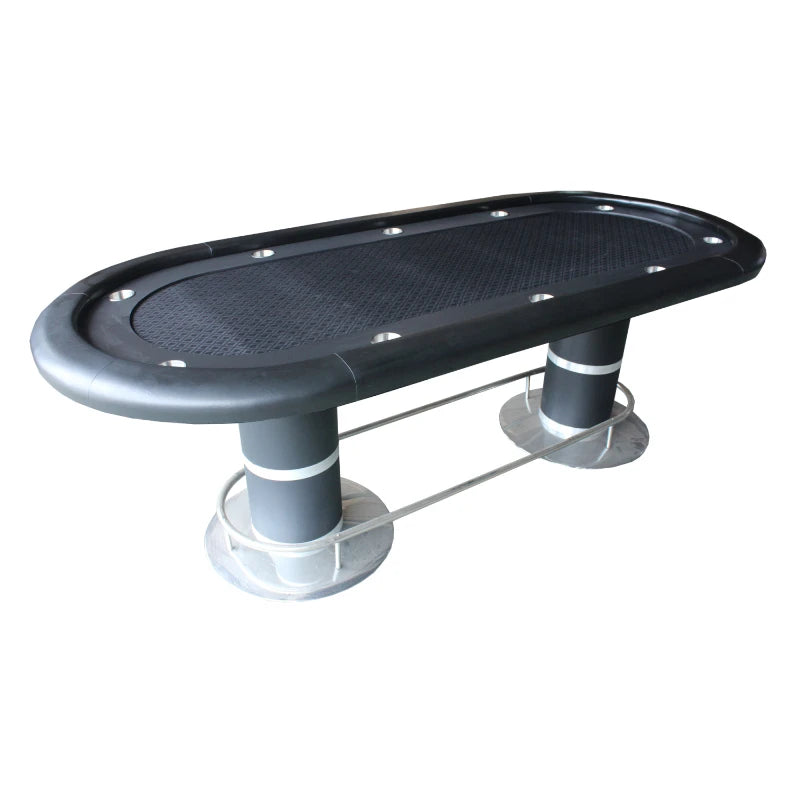 Table de Poker Ovale de Luxe Qualité Casino (10 Joueurs)