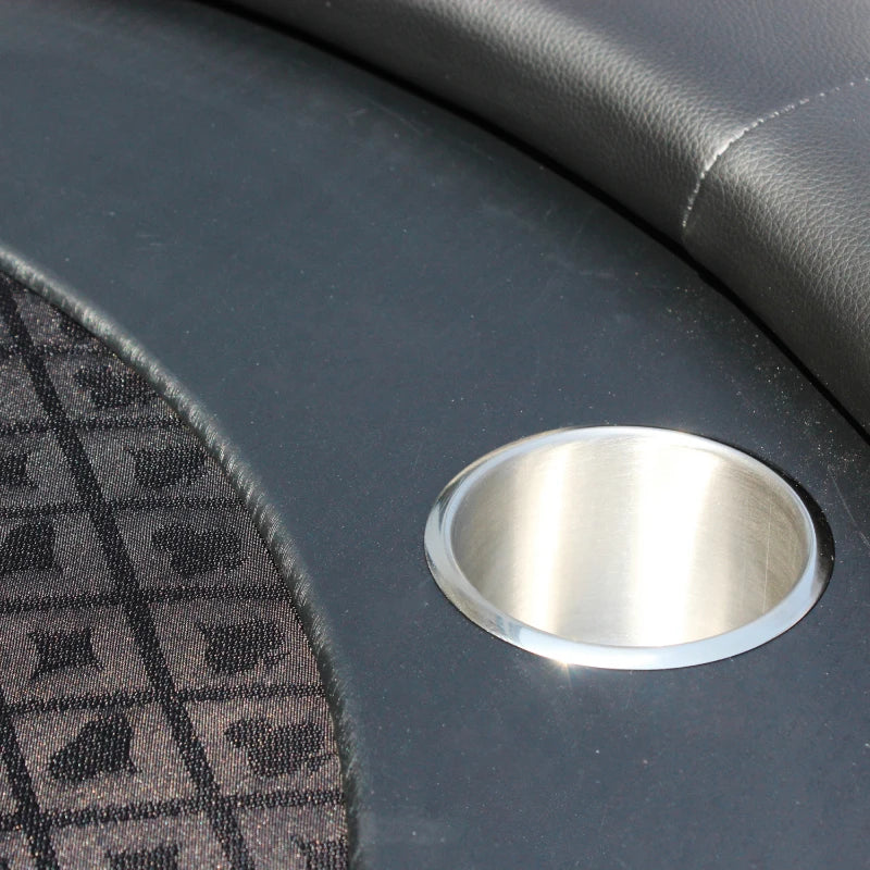 Table de Poker Ovale de Luxe Qualité Casino (10 Joueurs)