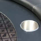 Table de Poker Ovale de Luxe Qualité Casino (10 Joueurs)